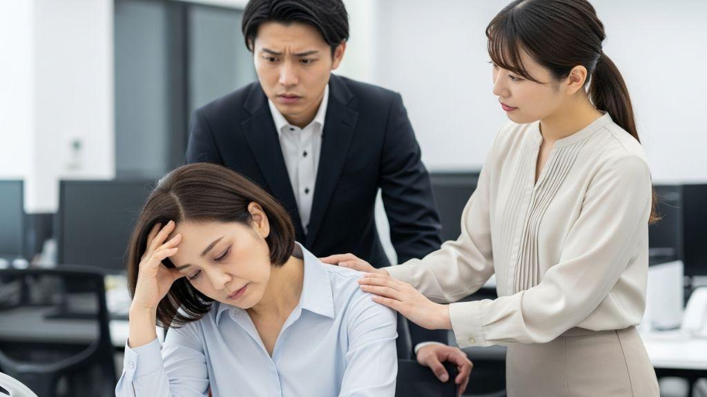 更年期障害の社員への対応は?離職を防ぐ声かけや職場づくりを解説